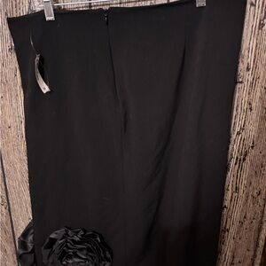 Fox Embellished Midi with large 3 flowers